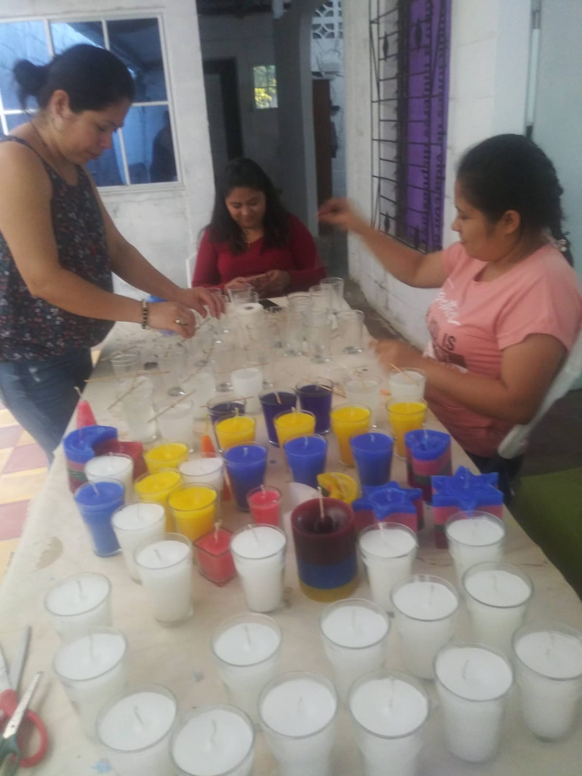 Elaboración de velas 